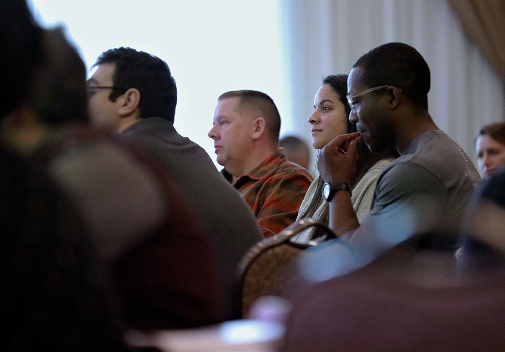 People in a classroom