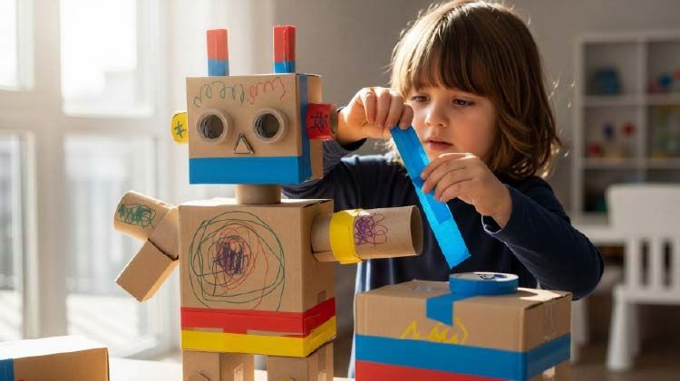 Cardboard Build-It: Robots!