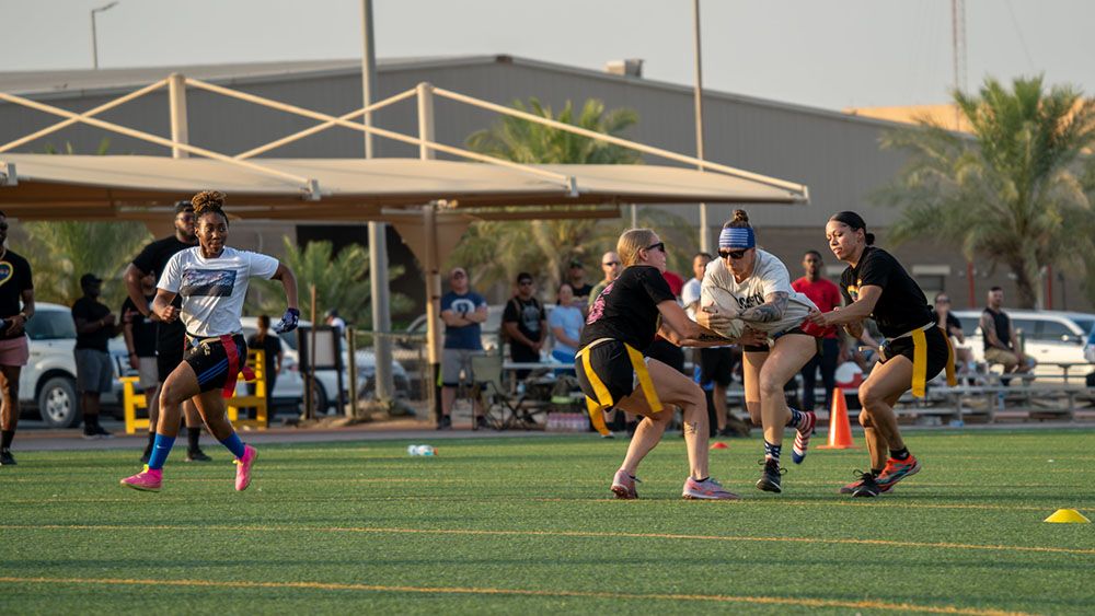 People playing sports